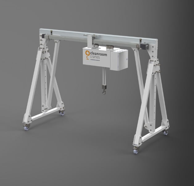 Portable gantry crane with CRH Hoist